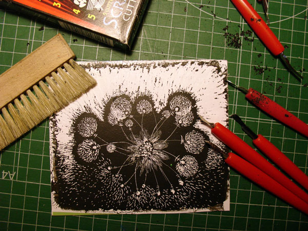 Taller: Esgrafiado [técnica de scratchboard]