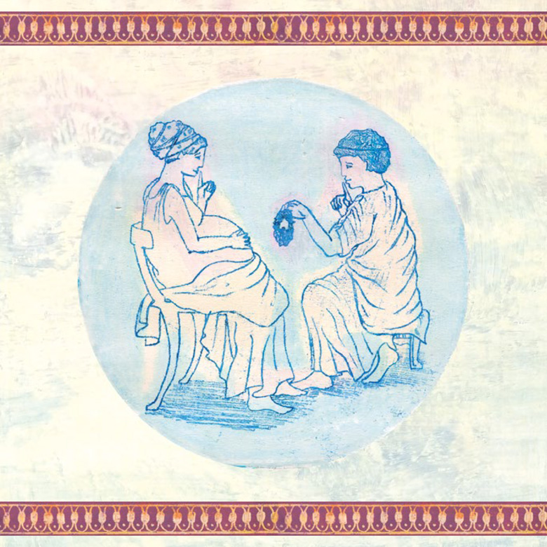Ilustraciones para: Agnódice, la primera médica de mujeres