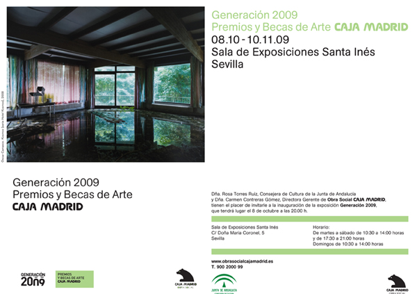 Invitacion exposicion Generaciones 2009 Sevilla