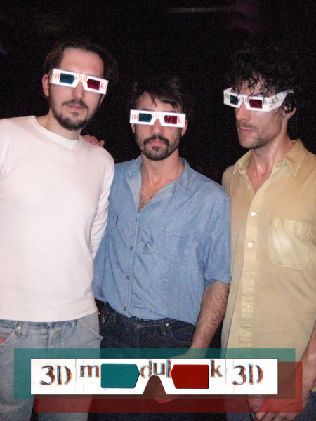 Modulok trio con gafas 3D fotografía 